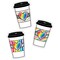Schoolgirl Style Industrial Café Rainbow To-Go Cup Bulletin Board Cutouts, 36 Piece Rainbow Coffee Cups Bulletin Board Decorations, Rainbow Décor and Classroom Décor